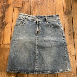 Levi's Blue A-Line Denim Skirt